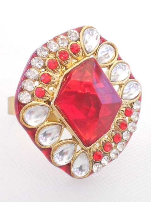 Kundan Finger Ring